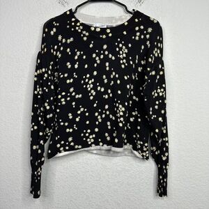 Bimba Y Lola Sweater Women XS Daisy Long Sleeve Coquette Casual Boho Cottagecore